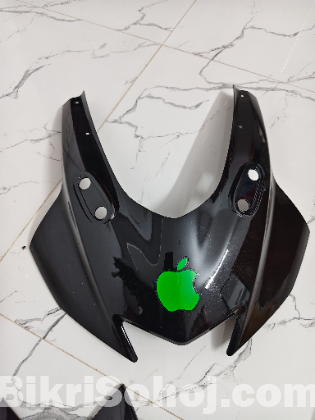 r15 v3 black er headlight, winsheild